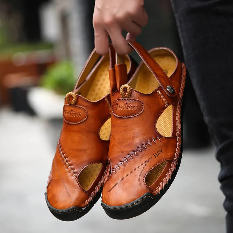 Orthopedic Leather Sandals