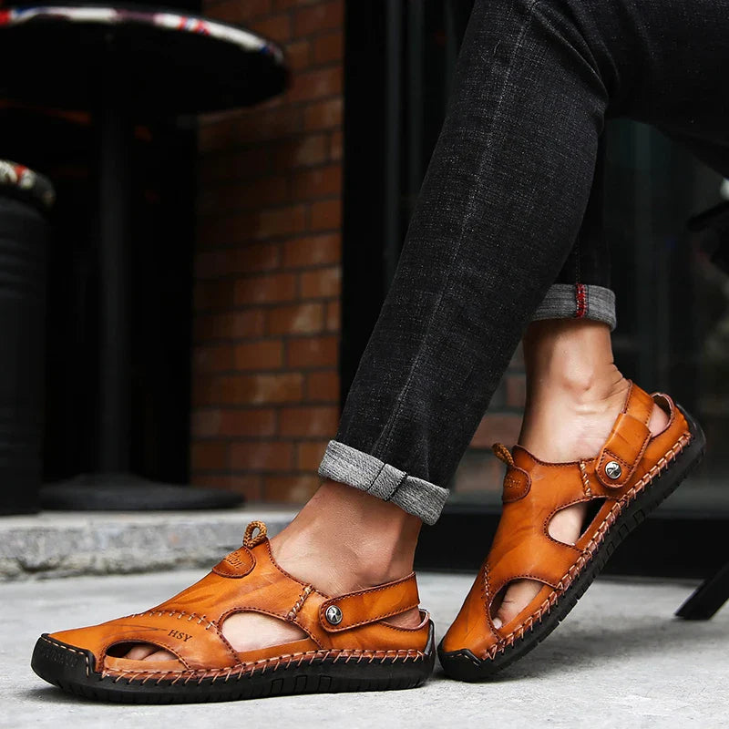 Orthopedic Leather Sandals
