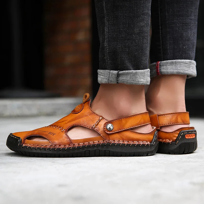 Orthopedic Leather Sandals
