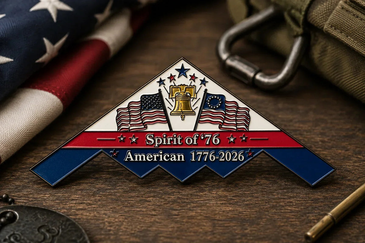 LibertySpirit – ’76 B-2 Stealth Bomber Challenge Coin