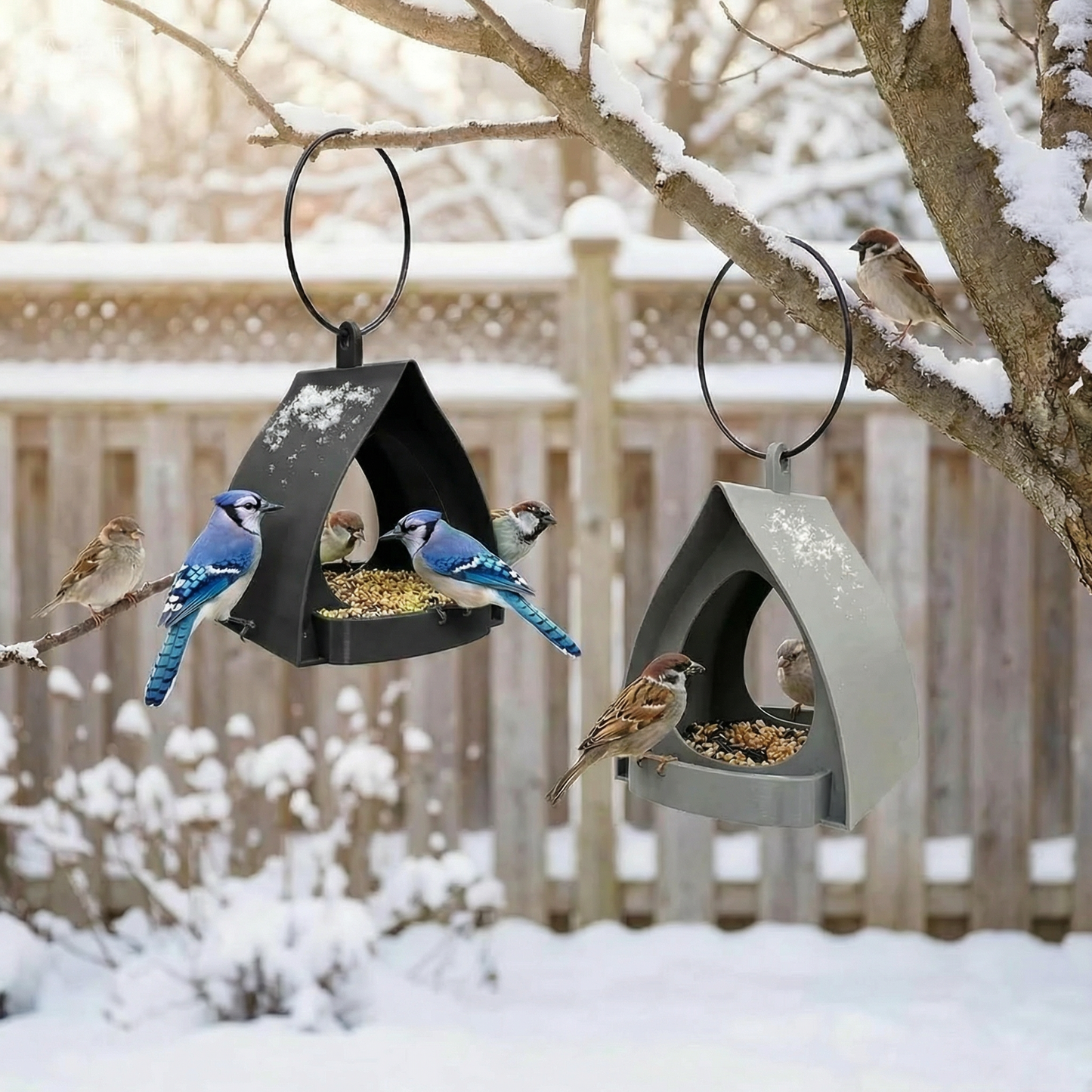 BirdBloom – Window View Feeder