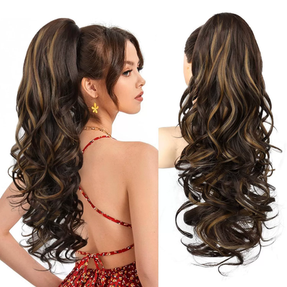 LunaLocks – Glamorous Wave Ponytail Extension
