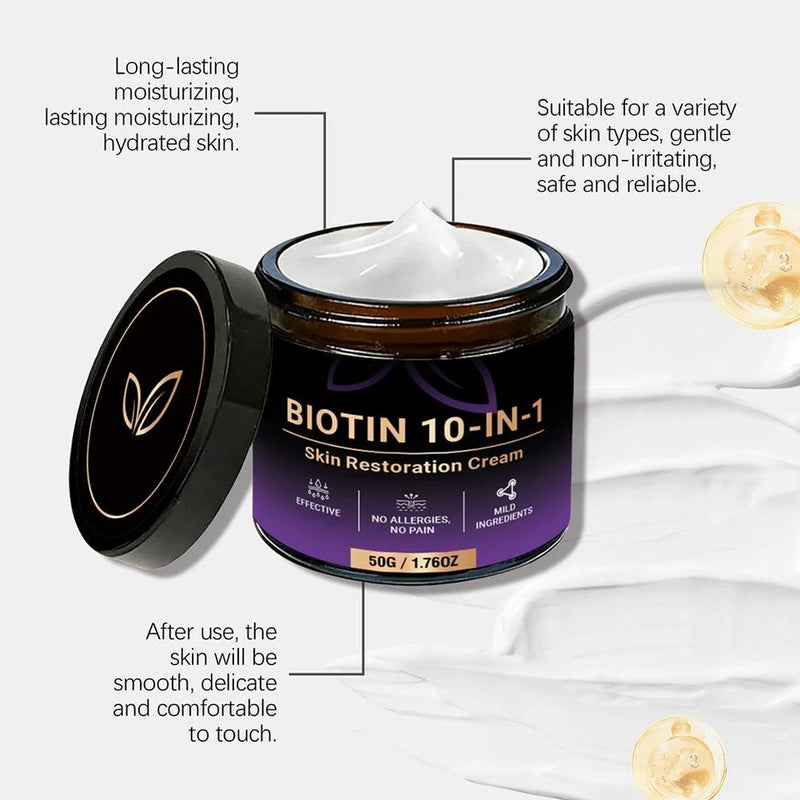 SkinRevive – Biotin 10-in-1 Skin Restoration Cream