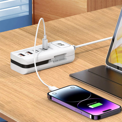 PowerHub – 66W Fast Charging Socket (2PD+2USB)