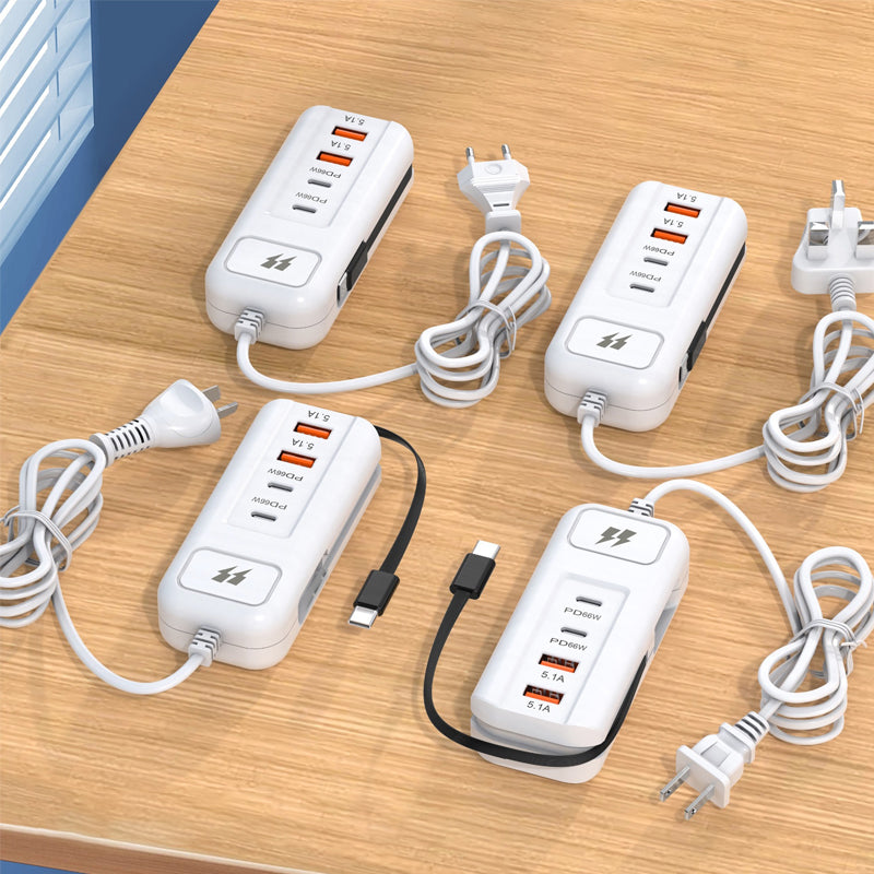 PowerHub – 66W Fast Charging Socket (2PD+2USB)