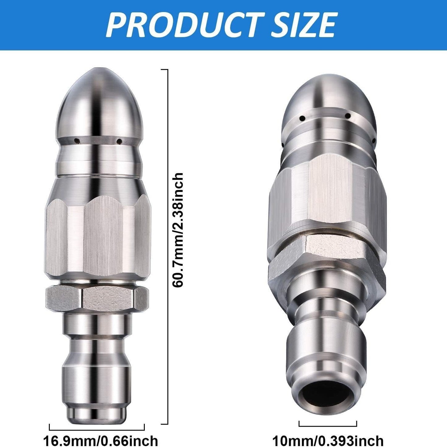 RapidFlush - Safe & Efficient Pipe Cleaning Nozzle