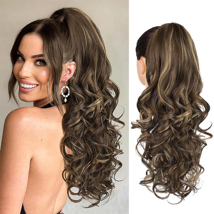 LunaLocks – Glamorous Wave Ponytail Extension