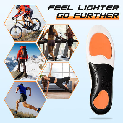 ShockRelief - Sports Shock Absorbing Insoles with Arch Support