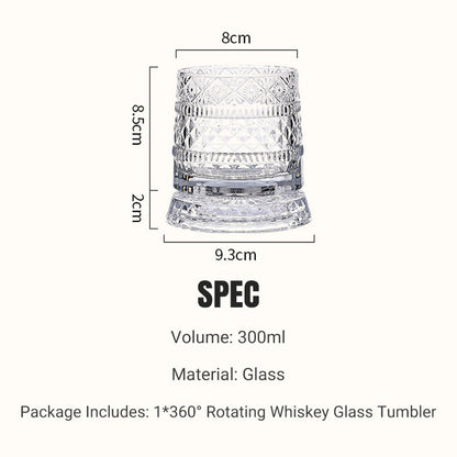 WhiskeyFlow – Crystal Spinning Bourbon Tasting Glass