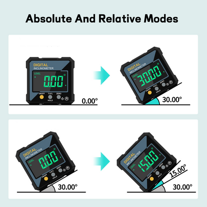 LevelMaster – Magnetic Digital Angle Gauge