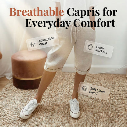 Florel – Breathable Drawstring Capris