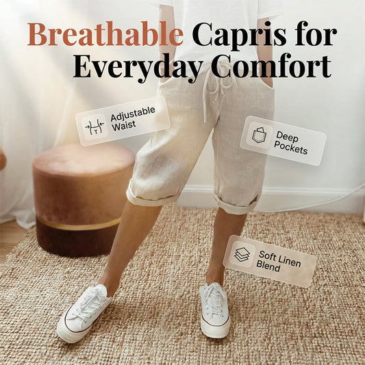 Florel – Breathable Drawstring Capris