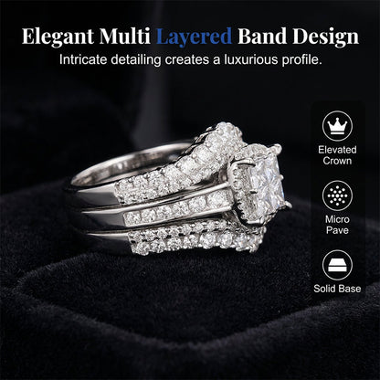 EverShine – Princess Cut Sparkling Zirconia Ring