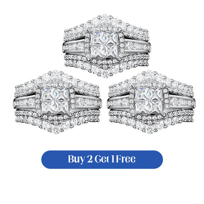 EverShine – Princess Cut Sparkling Zirconia Ring