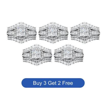EverShine – Princess Cut Sparkling Zirconia Ring