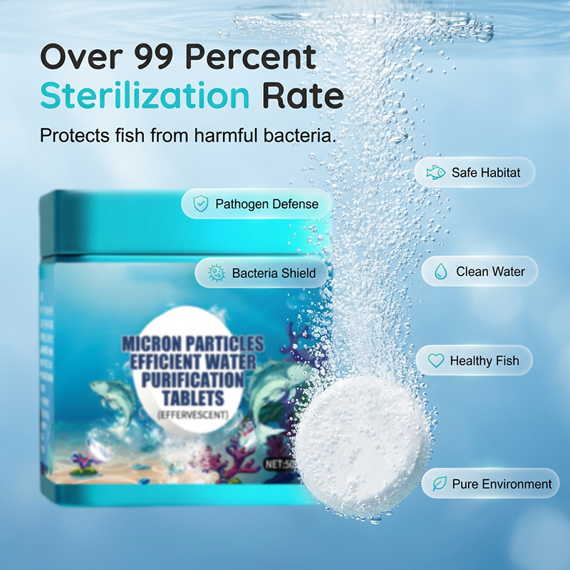 CrystalAqua – Premium Fish Tank Purification Tablets