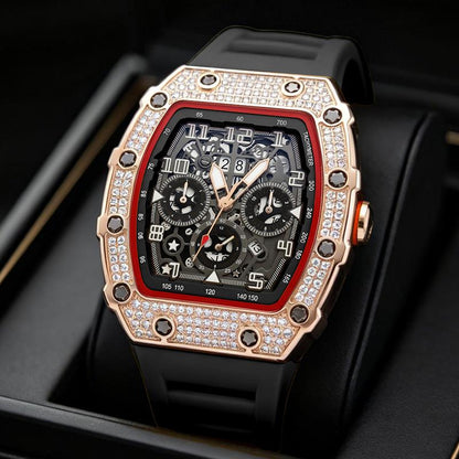 LuxeSpark – Rhinestone Embellished Watch