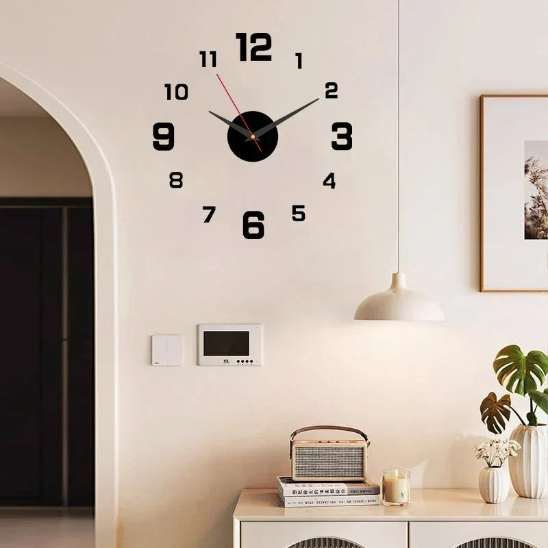 TimeVista – 3D Luminous Acrylic Wall Clock Set