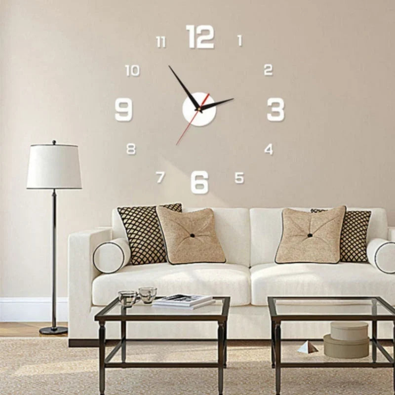 TimeVista – 3D Luminous Acrylic Wall Clock Set