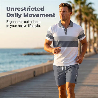 FlexFit – Men’s Two-Piece Shirt & Shorts Set