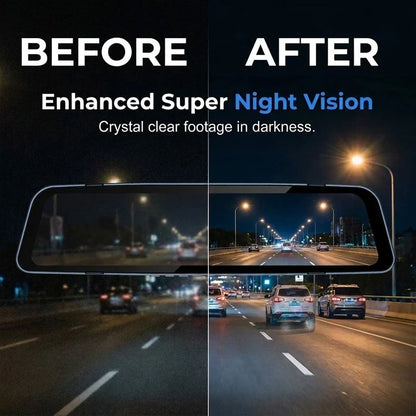 DriveGuard – Dual Lens Rearview Mirror Dash Cam