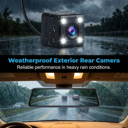 DriveGuard – Dual Lens Rearview Mirror Dash Cam