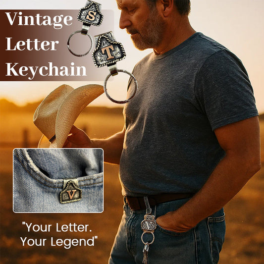 RodeoKey – Western Initial Key Clip