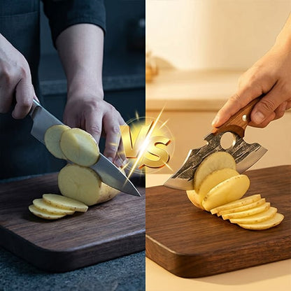 BladeForge – Hand Forged Chef & Cleaver Set