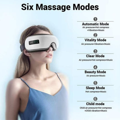 CalmGaze – Heated Eye Massager with Audio Therapy