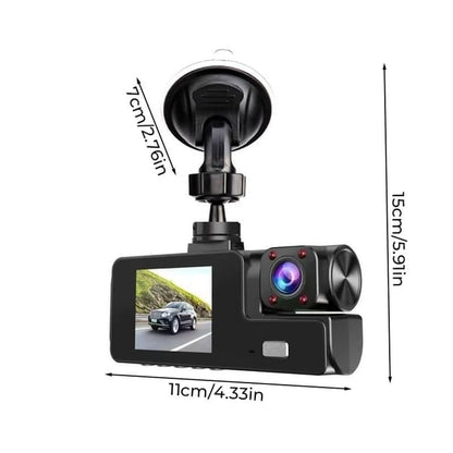 DriveVision | 1080P Dual-Lens WiFi Dashcam Recorder