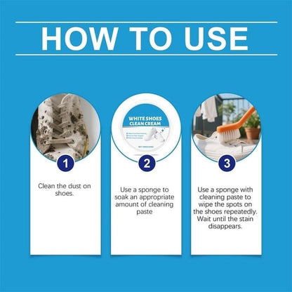 ShoeGlow – Quick-Use No-Water Shoe Cleaner Cream