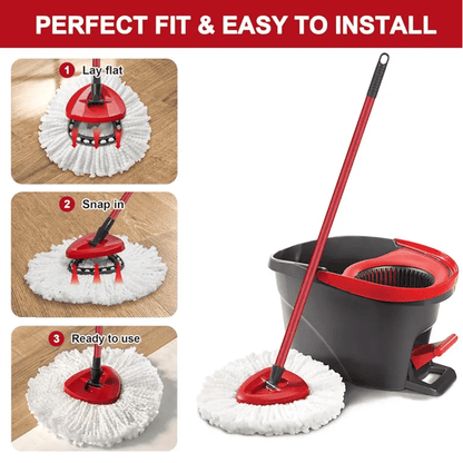 FloorMaster – Triangular Disc Rotating Mop Brush