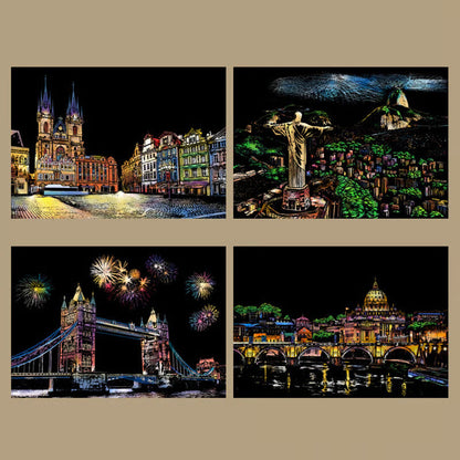 MindCanvas – Relaxing Scratch & Sketch City Collection