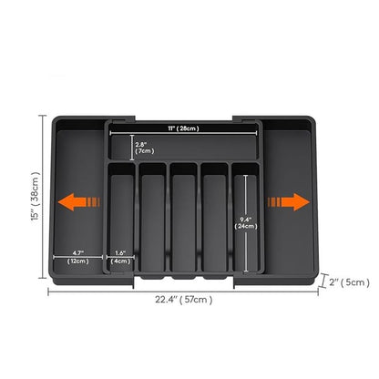 FlexiSort – Expandable Drawer Organizer