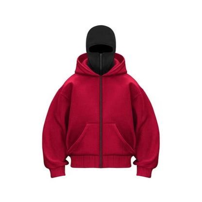 HideFit – Full Zip Mask Hoodie Jacket
